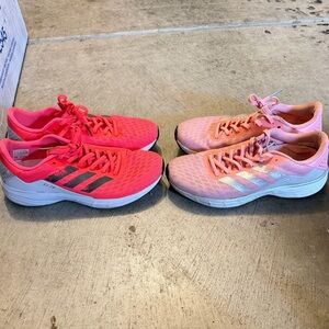 Adidas Women's Running Shoes SL20 x2 - Pink and Coral. Size 8.5